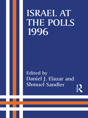cover image of Israel at the Polls, 1996